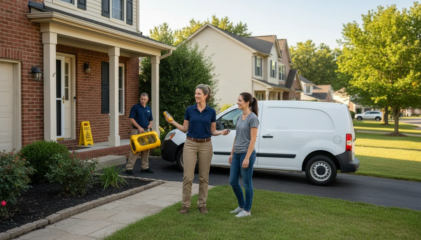 Water restoration image for Dehumidification And Cleanup Services in Rushmore, MN